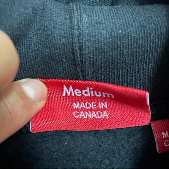 Supreme Toy Uzi Hooded Sweatshirt Size Medium - Black - Picture 5 of 6